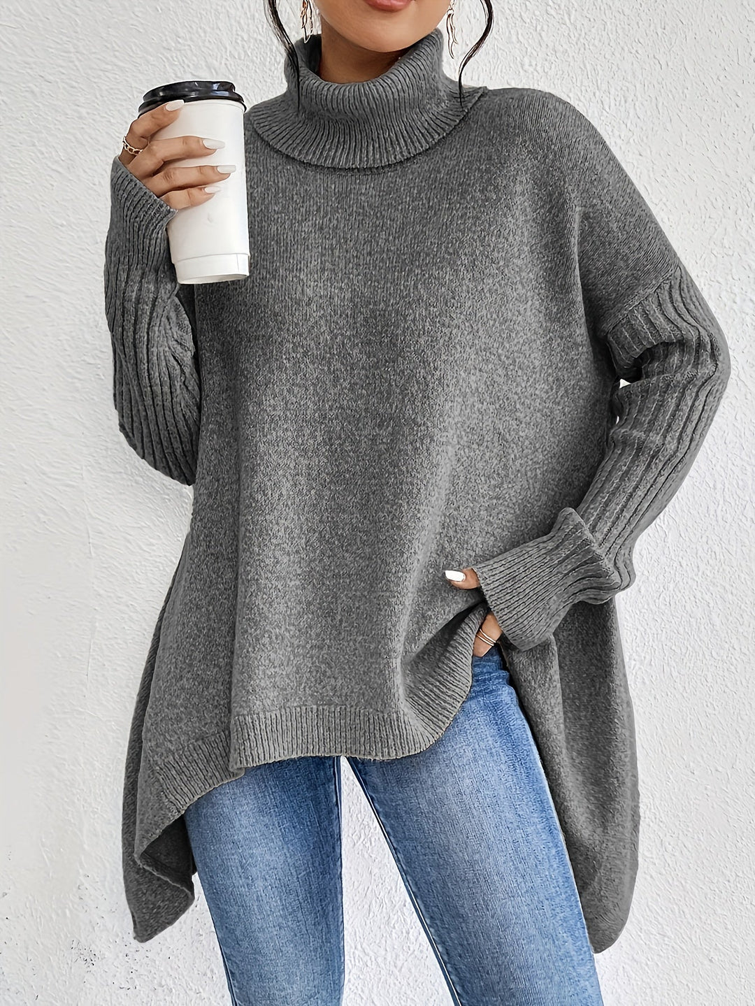 NIKKI™|OVERSIZED TURTLENECK