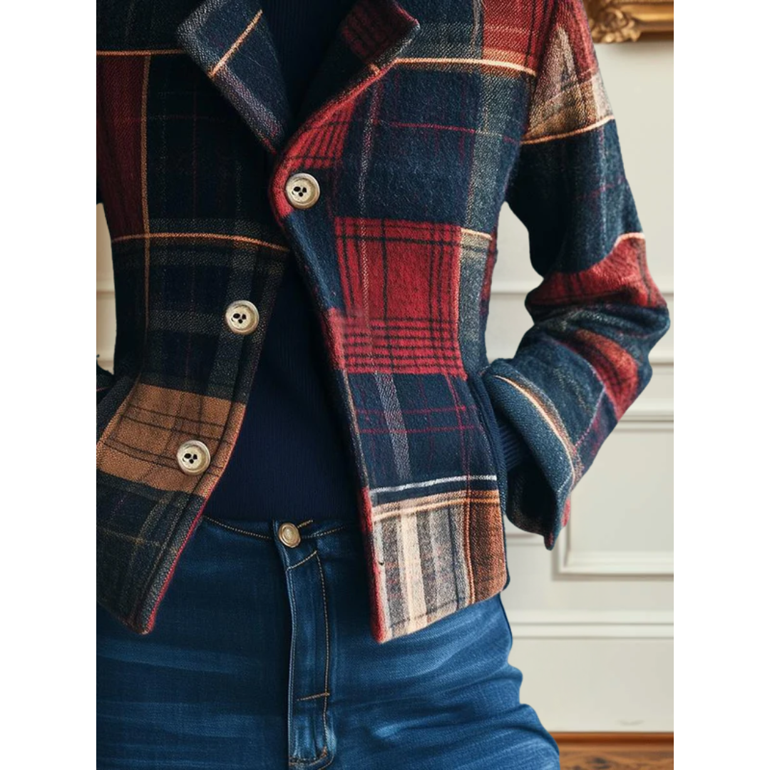 RENEE™|CLASSIC PLAID JACKET
