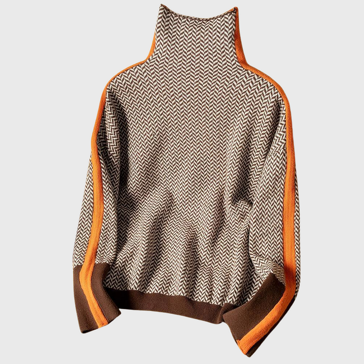 SILVIA™|HIGH NECK SWEATER