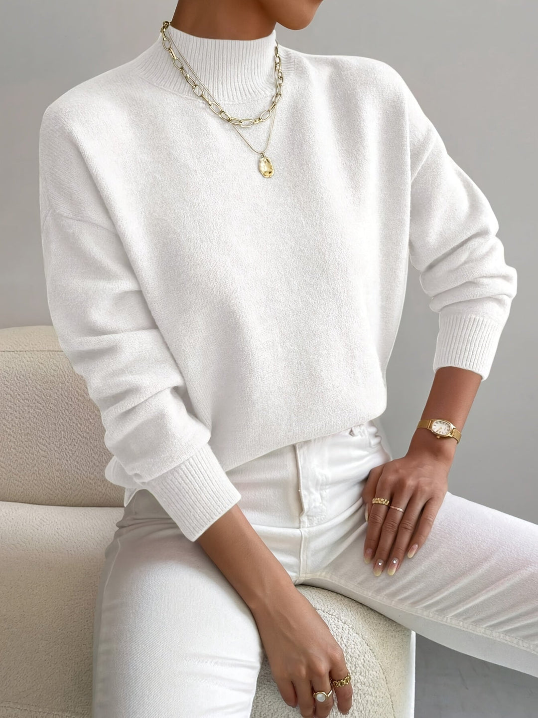 IVORY™|CLASSIC TURTLENECK